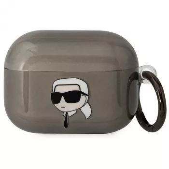 Karl Lagerfeld KLAPHNIKTCK AirPods Pro Case Black Karl Head