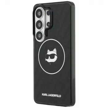 Karl Lagerfeld IML Repeated Choupette MagSafe Case for Samsung Galaxy S26 Ultra, Black