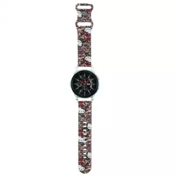 Hello Kitty Universal Silicone Strap Graffiti Pink 22mm
