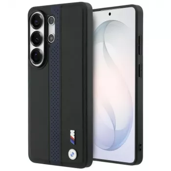 BMW Perforated Stripe Logo MagSafe Case for Samsung Galaxy S26 Ultra - Blue