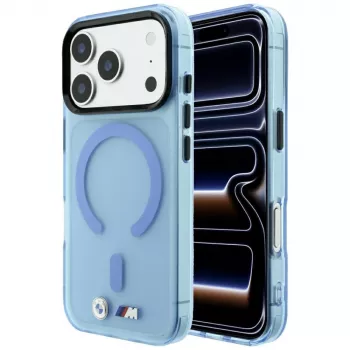 BMW M IML Frosted MagSafe Case for iPhone 18 Pro / 17 Pro - Blue