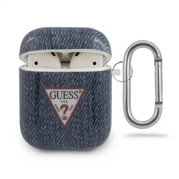 GUESS GUACA2TPUJULDB AirPods 1/2 Case Dark Blue Jeans Collection