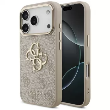 GUESS 4G Big Classic Logo Case for Apple iPhone 17 Pro / 18 Pro - Rose Gold