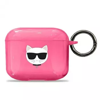 Karl Lagerfeld KLA3UCHFP AirPods 3 Case Pink Choupette