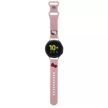 Hello Kitty Universal Silicone Band with Kitty Head Motif, Pink, 20 mm