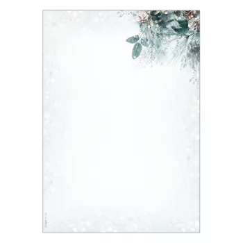 SIGEL Christmas Writing Paper Eucalyptus Magic A4 90 g/m² 100 Sheets