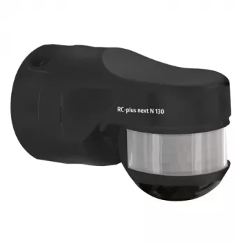 BEG RC-plus next N 130 Black Motion Detector with 130° Detection Range and Undercreep Protection