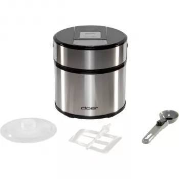 Cloer 9959 Ice Cream Maker 1.5 l White with Pre-Freeze Bowl