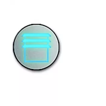 Busch-Jaeger 6353/30-860 Stainless Steel Blank Symbol Insert for Rocker Switches