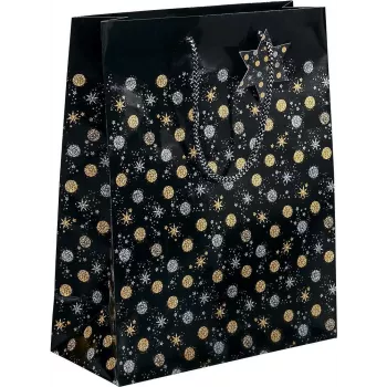 Sigel GT028 Stardust Gift Bag Christmas, Large, 26 x 33 cm