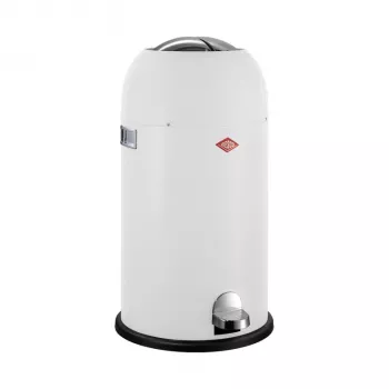 WESCO Kickmaster Soft Pedal Bin 33L Matte White