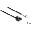 Delock Fork Photoelectric Sensor 5 mm Type R with 4 Open Cable Ends NPN L/D Selectable 2 m