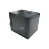 LogiLink 19 inch Wall Mount Single Section Cabinet 6U, Flat Pack, Black (RAL 9005)