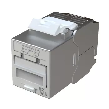 EFB Elektronik E-200130 Keystone Slim/Short Cat.6A Shielded Die-Cast Zinc 10G Module