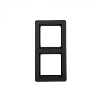 Berker Q.1 1-Gang Cover Frame Anthracite Velvet