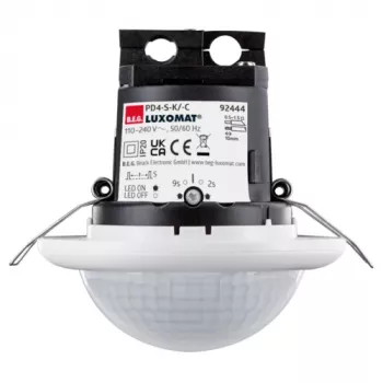 B.E.G. LUXOMAT PD4-Slave-K presence detector slave unit for corridors, ceiling mounting, white