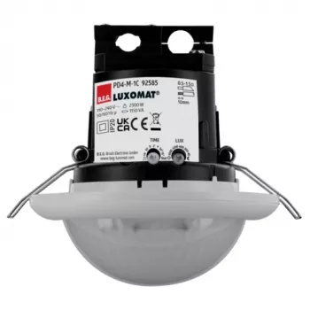 BEG LUXOMAT PD4-M-1C-DE Ceiling-Flush PIR Presence Detector, 230 V, 2300 W, White