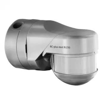 BEG BRCK LUXOMAT RC-plus next N 230 motion detector, stainless steel look, 230° detection, 230V