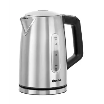 Bartscher 1.7L Kettle with Digital Temperature Control 200133, 14 Levels 35-100 °C, Stainless Steel, 2200 W
