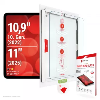 E.V.I. DISPLEX tablet tempered glass screen protector for iPad 10.9 (10th gen) / iPad 11 (2025)