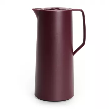 EMSA Motiva Quick Press Thermal Jug 1.0 L Wine Red
