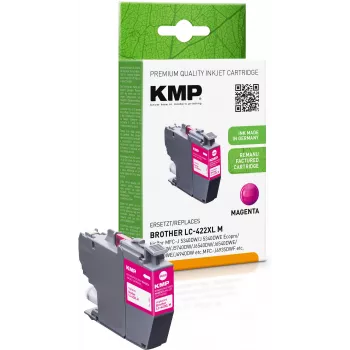 KMP Remanufactured Magenta Ink Cartridge for Brother MFC-J5340DW (LC422XLM, 1500 Pages)