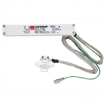 BEG BRCK LUXOMAT PD9-Master Mini Presence Detector, Ceiling Mounting, RAL 9010 Pure White, 360° Detection, 8 m Range, IP20