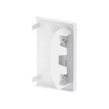 OBO BETTERMANN GKE End Piece 70x110mm PVC Pure White RAL9010
