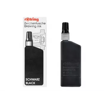 rOtring Isograph Black Pigment Ink 23 ml for Technical Drawing Instruments