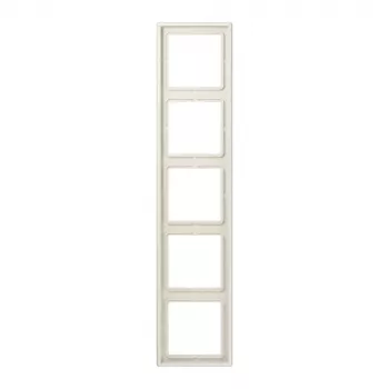 JUNG LS985W Frame 5-Gang LS Series White