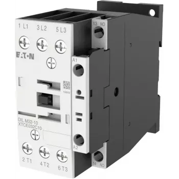 Eaton DILM32-10 Power Contactor, 3-Pole, 32 A, 230 V AC 50 Hz / 240 V AC 60 Hz Coil, 1 NO Auxiliary Contact