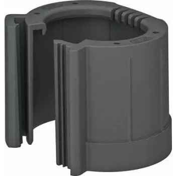 OBO BETTERMANN 129 TB M50 SW Split Corrugated Conduit End Piece M50 Polyethylene Black