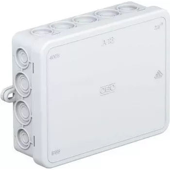 OBO A 18 Cable Junction Box 125x100x38 mm Light Grey RAL 7035