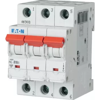 EATON PXL-B10/3 Miniature Circuit Breaker 10 A 3-Pole B-Characteristic