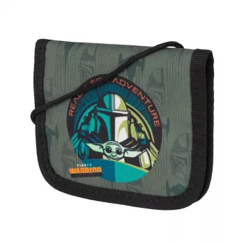 McNeill Star Wars The Mandalorian chest bag – black & grey