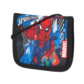 McNeill Marvel Spider-Man chest pouch with ID window, red/blue
