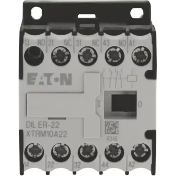 Eaton DILER-22 Contactor Relay, 4-Pole, 2NO+2NC, 230V 50Hz / 240V 60Hz Coil