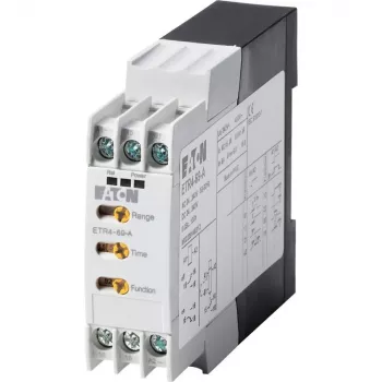 EATON ETR4-69-A Multifunction Time Relay, 1 Changeover, 24-240 V AC/DC, 0.05 s - 100 h, DIN Rail