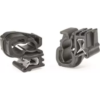 HellermannTyton EC1-3SPDHC6-7 Edge Clip 151-04010, Black