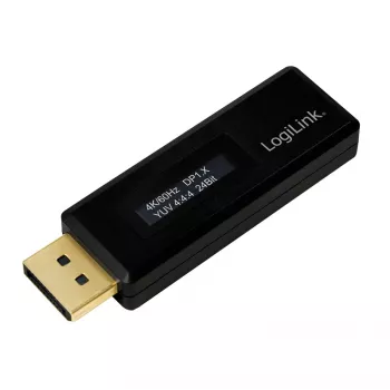 LogiLink CV0112 DisplayPort EDID tester, black