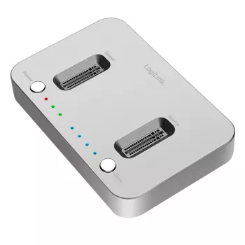 LogiLink USB 3.2 Gen2 docking station, 2-Bay, for M.2 NVMe SSD, clone function