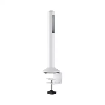 LogiLink Slatwall Desktop Mounting Rod, Set of 2 – 450 mm Height, 35 mm Diameter, Black, Tool-free Mounting
