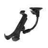 LogiLink AA0102 Car Suction Cup Mount for Windscreen and Dashboard, 360° Rotation, One-Hand Operation, Suitable for 50-85 mm Smartphones, Black