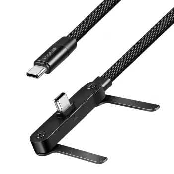 LogiLink USB 2.0 Type-C Cable C/M to C/M 480 Mbps 240W Flat Black 1.5m
