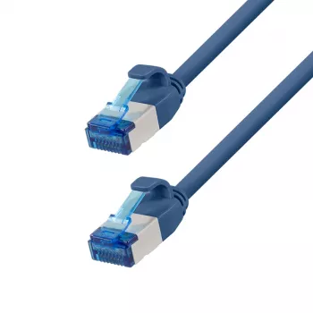 LogiLink SlimLine Cat.6A S/FTP LSZH Patch Cable, 15 m, Blue