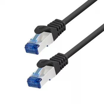 LogiLink EconLine Cat.6A S/FTP LSZH Patch Cable, 7.5m, Black, CCA