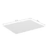 LogiLink Floor Protection Mat 120 x 90 cm Extra Soft Transparent for Hard Floors