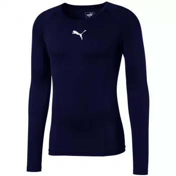 Puma LIGA Baselayer LS Men's T-Shirt Navy Blue 655920 20 S