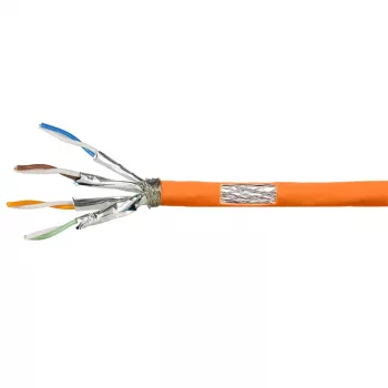 LogiLink Cat.7 600 MHz Installation Cable 23 AWG CCA, S/FTP 40 m, Orange