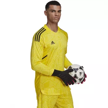 adidas Condivo 22 Men's Long-Sleeve Goalkeeper Jersey Solar Yellow